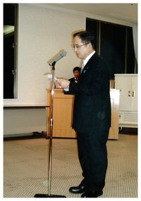 謝辞を述べられる山田副市長