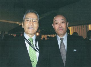 森山氏と共に